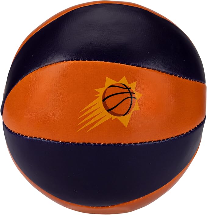Franklin Sports NBA Toy Basketballs - 2 Pack of Kids Soft Mini Basketballs for Over The Door + Indoor Hoops - NBA Fan Shop