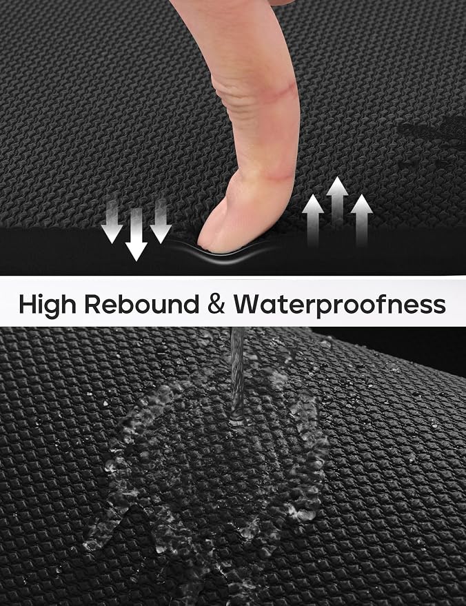 Heathyoga Yoga Knee Pads Cushion Non-Slip Yoga Mat Thick Yoga Accessories for Women Workout Pilates Kneeling Pads for Working out Exercise 26"x10"x0.5"