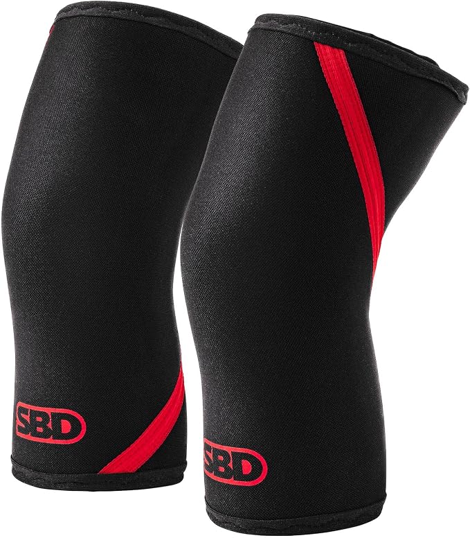 SBD 7mm Training Knee Sleeves - IPF Approved - Providing Versatile Support | Ideal for everyday gym traning