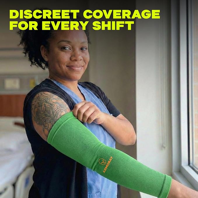 ARMORAY Arm Sleeves for Men and Women - UV Sun Protection Cooling Compression - Tattoo Cover Up Sleeve for Daily Wear & Work