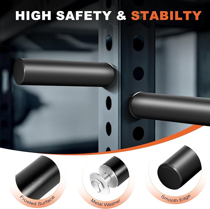 EVERYMATE Weight Plate Holder Power Rack Attachment 2 Inch Olympic Plate Storage Power Squat Rack Holder Weight Plates for 2x2 3x3 2x3 Power Cage Accessories Weight Plate Rack