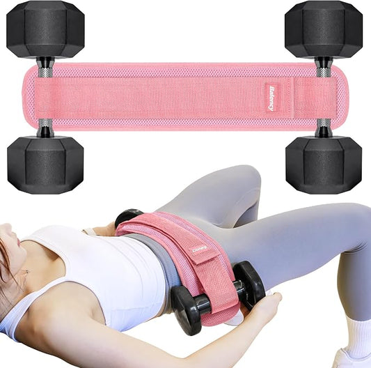 Hip Thrust Belt, Balency Hip Thrust Belt for Dumbbells Heavy, Booty Belt for Hip Thrust, Slip-Resistant Padding Hip Thrusts Belt for Gym or Home Workouts, Hip Thrust Band for Dumbbell Kettlebell Plate