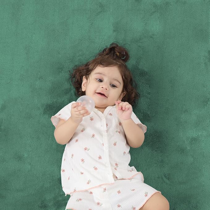 1.3" Thick Baby Play Mat for Floor, 79x79 Soft Foam Mats Dark Green | Memory Mat for Baby to Play on Floor Waterproof Easy Care with Non-Slip Tummy Time Play Mat for Nursery Playroom Classroom