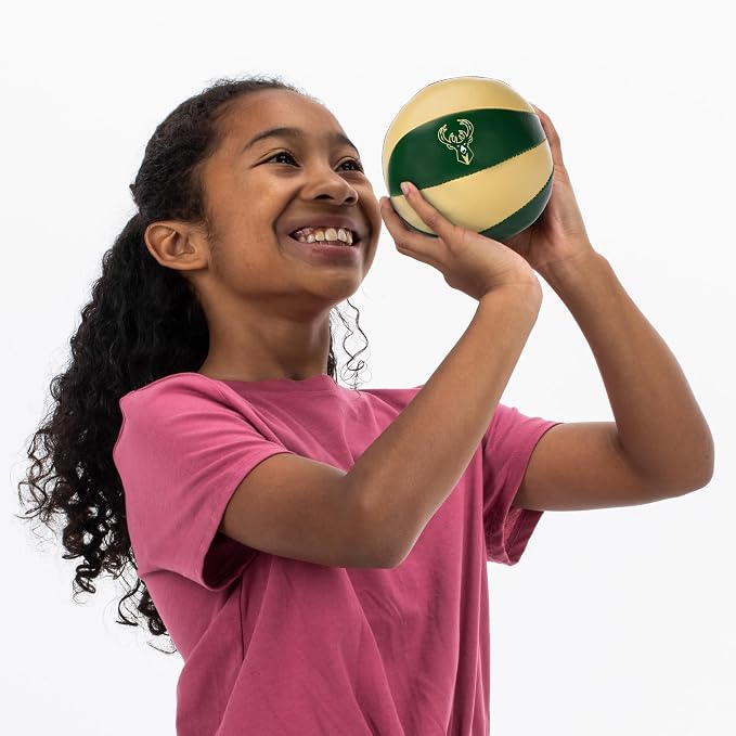 Franklin Sports NBA Toy Basketballs - 2 Pack of Kids Soft Mini Basketballs for Over The Door + Indoor Hoops - NBA Fan Shop