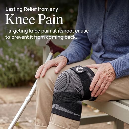 Knee Compression Sleeve for Men & Women – Premium Knee Brace for Pain Relief, Running, Workout & Arthritis Support, Meniscus Tear & Patella Stabilizer, Breathable Sports Knee