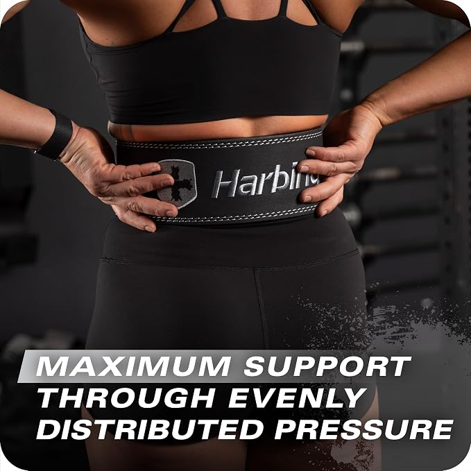 Heavy Duty 10mm Lever Belt for Powerlifting - IPF Approved, 4" Wide, Adjustable Steel Lever Tensioning, Comfort Fit with Suede Lining, Durable Core Support for Heavy Lifting