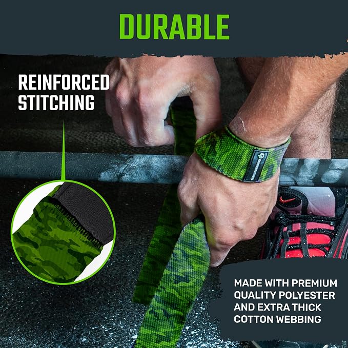 Gradient Fitness Lifting Straps | Wrist Straps for Weightlifting, Deadlift Straps, Lifting Straps for Weightlifting, Straps for Weight Lifting, Weight Lifting Straps for Men/Women, Gym Lifting Grips