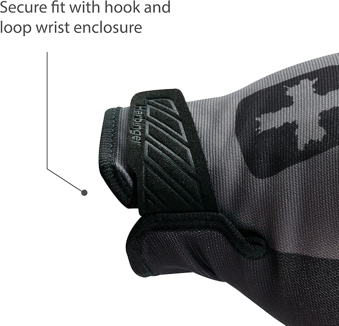 Men's Shield Protect Weightlifting Gloves, Large, Black