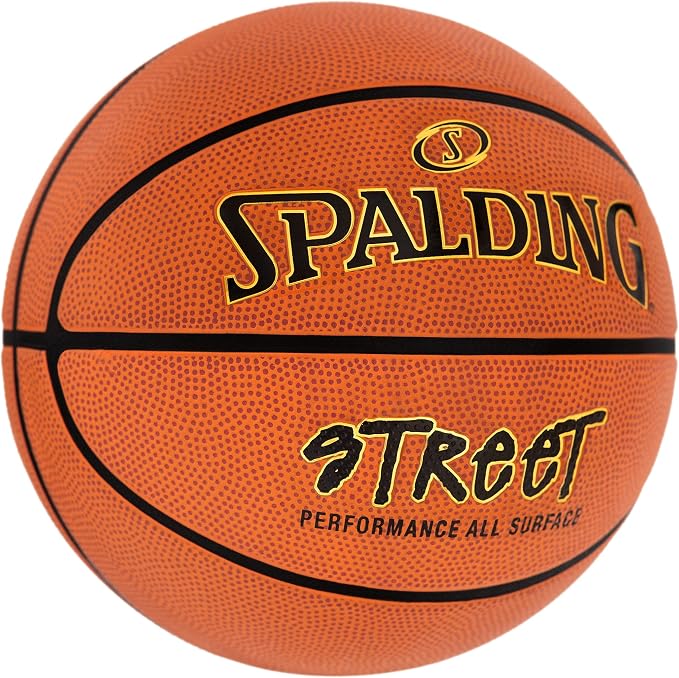 Spalding Outdoor Rubber Basketballs | Performance Rubber Cover Designed for Outdoor Play | Multiple Sizes & Colors