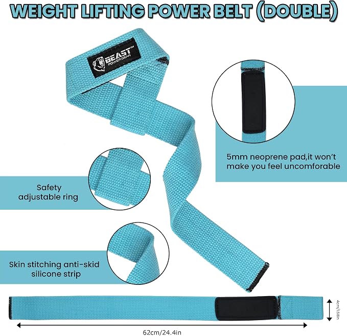 Improved Lifting Support & Stability - Gym Wrist Wraps for Weightlifting 14" Premium Quality Hand Wraps with Thumb Loop - Weight Lifting Wrist Wraps for Pain & Support