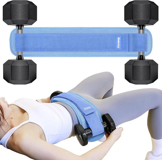 Hip Thrust Belt, Balency Hip Thrust Belt for Dumbbells Heavy, Booty Belt for Hip Thrust, Slip-Resistant Padding Hip Thrusts Belt for Gym or Home Workouts, Hip Thrust Band for Dumbbell Kettlebell Plate
