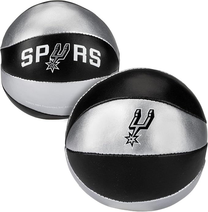 Franklin Sports NBA Toy Basketballs - 2 Pack of Kids Soft Mini Basketballs for Over The Door + Indoor Hoops - NBA Fan Shop