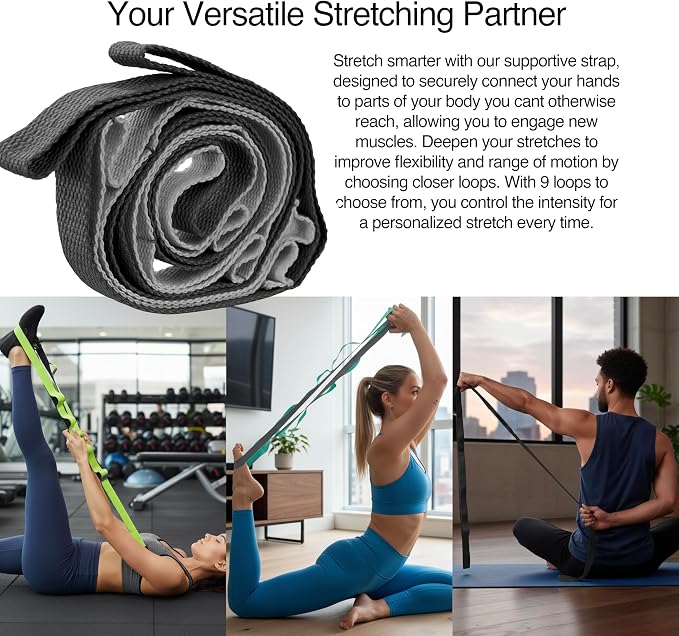321 STRONG 5-in-1 Massage Set, Complete Mobility Kit for Workout Recovery | Deep Tissue Roller for Legs, Spikey Foot Ball, Hamstring Stretch Strap, Quad Roller Stick, Carry Bag