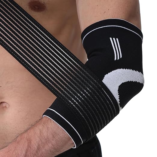 NeoTech Care Elbow Support Brace (Black, Size L, 1 Unit)