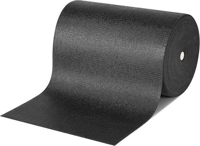 Nuanchu Yoga Mat Roll 24 inch Width, 4mm Thick Non Slip Exercise Mat, Large Anti Tear Gym Flooring for Home Workout, Fitness, Senior Dog Floor Protection