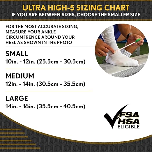 Ultra High-5 Rigid Ankle Brace – Chronic Ankle Instability, Boot Ready | Orthopedic Ankle Stabilizer · Work Boots · Hiking Boots · Active Adults · Daily Use · Weak Ankles · Rolling Ankles