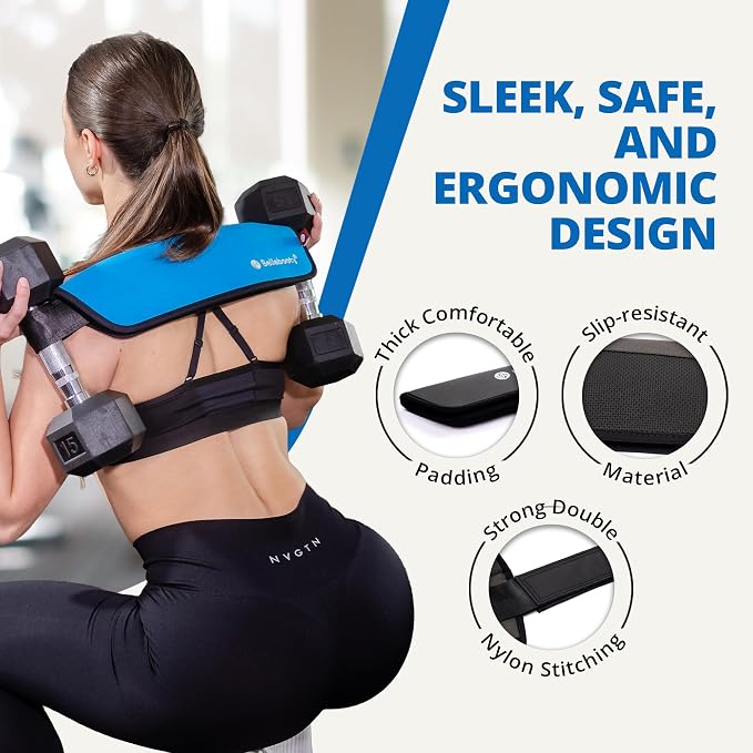 Bellabooty Premium Hip Thrust Belt - Adjustable Exercise Belt for Glutes & Squats, Hip Thrust Pad for Comfort, Versatile Gym Equipment for Home - Weightlifting Belt Support for Women