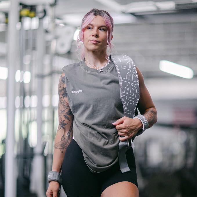 Weight Lifting Belt - Double Prong 4” to 2.5” Tapered Premium Lifting Belt for Men and Women - Ultimate Back Support For Weightlifting and Powerlifting | Premium Fitness Gear