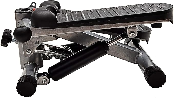 Fitvids Pre-Assembled Adjustable Mini Stepper Stair Stepper Stepping Machine with Resistance Bands