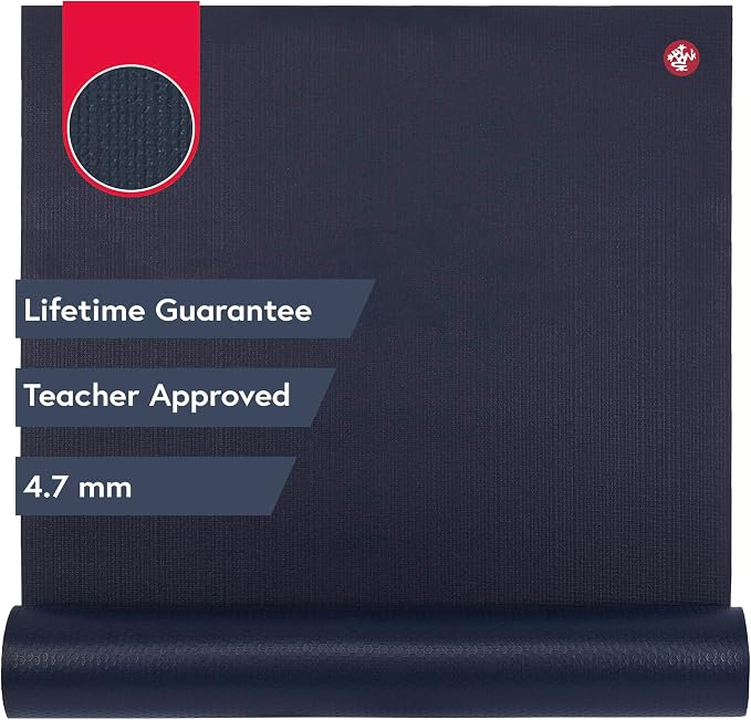 Manduka PROlite Yoga Mat 4.7mm | Lifetime Durability | Hygienic Construction | Teacher Approved