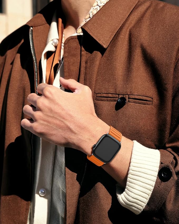 Magnetic Link Sport Band Compatible with Apple Watch Bands for Men Women | Patented Solo Loop Band 40mm 38mm 41mm 44mm 45mm 42mm 49mm, Sport Strap for iWatch Series 11 10 9 8 7 6 5 4 3 2 1 Ultra SE