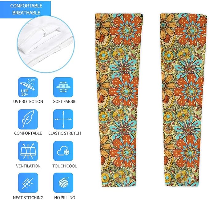 Marble Sports Compression Arm Sleeves for Men & Women - Youth Arm Sleeve Baseball Volleyball Sleeves & Basketball Sleeve