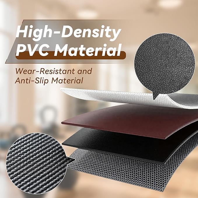 Walking Pad Mat – 68" x 24", 0.2" Thick Treadmill Mat for Carpet Floors | Non-Slip High Density for Bike, Elliptical, Home Gym Use