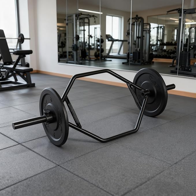 CAP Olympic Trap Bar | Heavy-Duty Hex Shrug & Deadlift Weight Bar