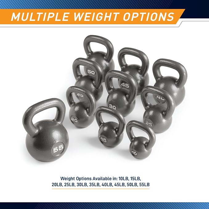 Marcy Hammertone Kettle Bells - 10 to 55 lbs. HKB Workout Weights