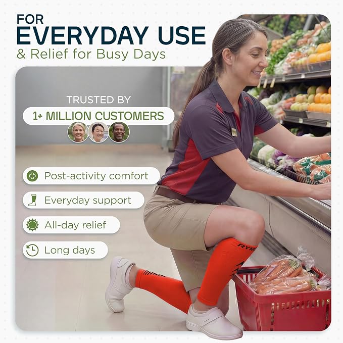 Rymora Calf Compression Sleeves for Men & Women