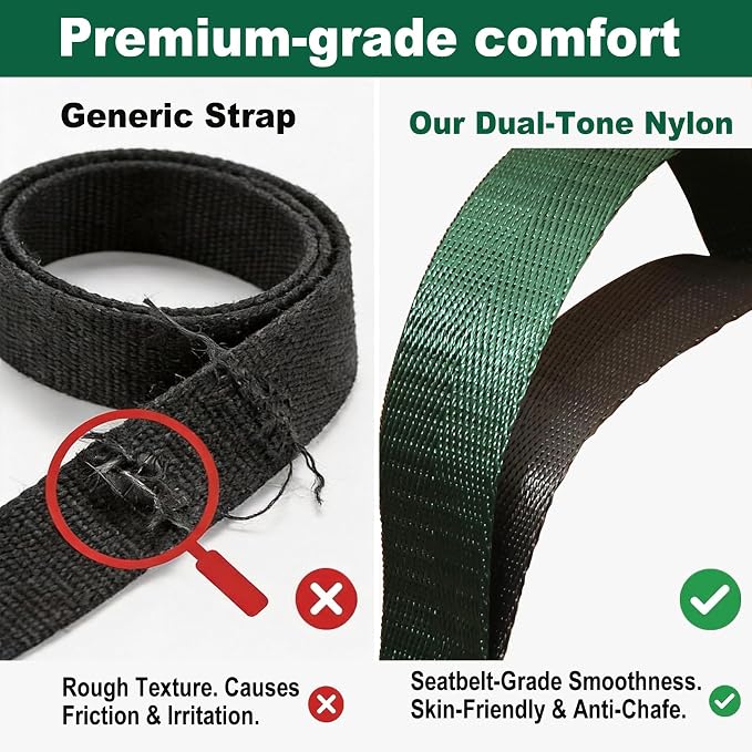 Acozycoo Stretching Strap with Loops for Physical Therapy,Yoga Strap for Stretching,Home Workout,Pilate & Flexibility Training,Non-Elastic Exercise Stretch Band for Hamstring,Leg Stretcher Belt,Flexibility Fascia