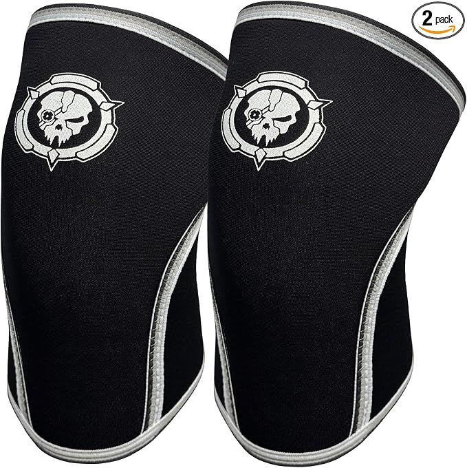 Knee Sleeves (1 Pair), 7mm Compression Knee Braces for Squats,Weightlifting,Powerlifting,Cross Training for Men & Women (X-Large)