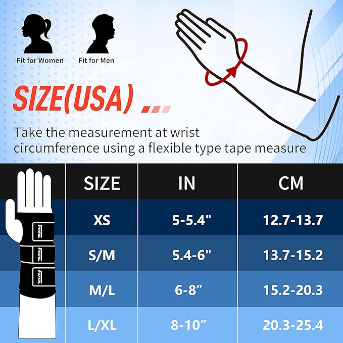 FEATOL Carpal Tunnel Wrist Brace Night Support 2 Pack - Wrist Splint for Pain Relief Tendonitis, Sprained, Arthritis - Metal Splint Stabilizer With Hand Brace -FOR Sleeping Women Men -Right&Left(L/XL)