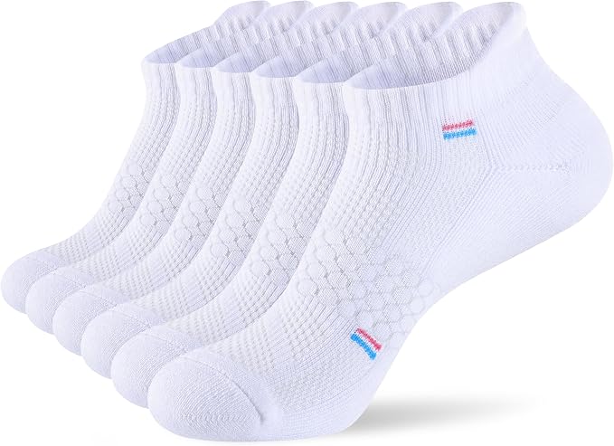 MAXTOP Ankle Compression Socks for Men Women-Cushioned Arch Support,Anti Blister,Plantar Fasciitis Relief 3/5 Pairs