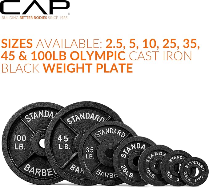 CAP Barbell 2-Inch Olympic Weight Plate | Multiple Options