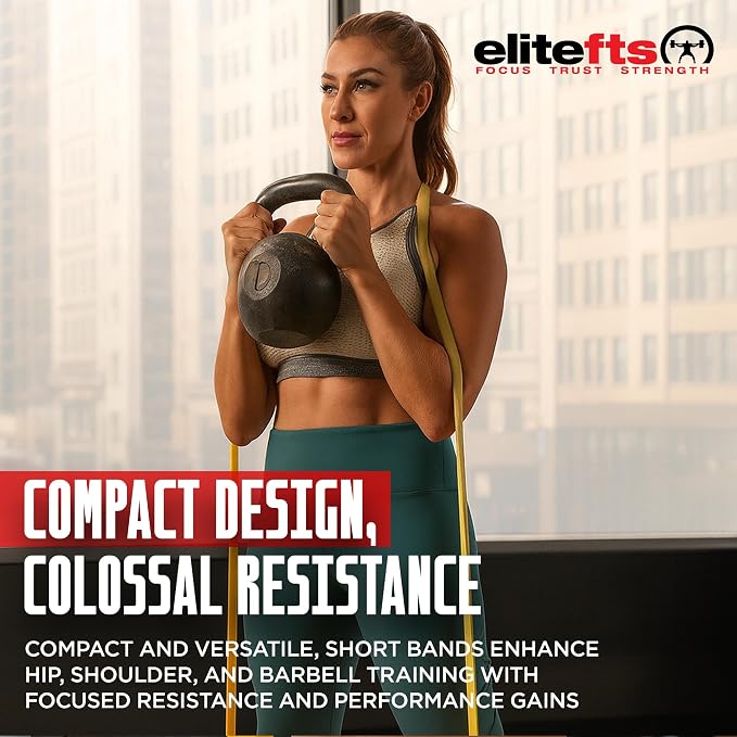EliteFTS Pro Resistance Band - Boost Core Stability and Flexibility with This Portable, Joint-Friendly Tool