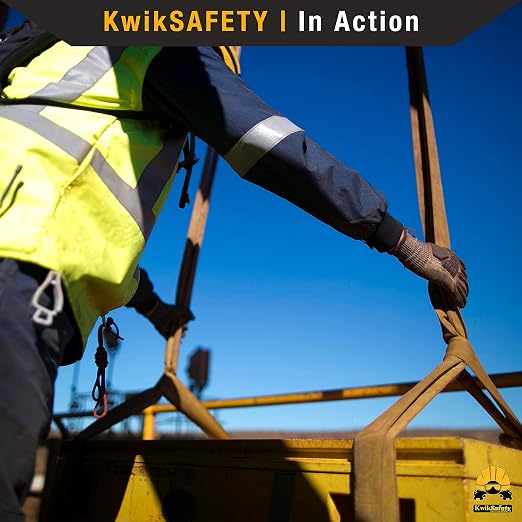 KwikSafety - Charlotte, NC - Mighty Sumo 1”x 20’ Poly Web Sling Lifting Strap Construction ASME OSHA / 3200lbs Vertical 2550lbs Choker 6400lbs Basket/Rigging Moving Towing Hoisting Gear
