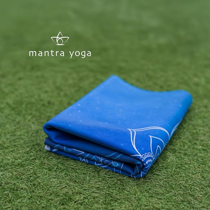 Mantra Yoga Travel PRO 1.5mm with Knee Pad - Foldable Fitness & Exercise Mat with Bag | Lightweight, Compact & Eco-Friendly | Non-Slip & Washable | For All Types of Yoga | 72" L x 24" W | 2.6 lbs