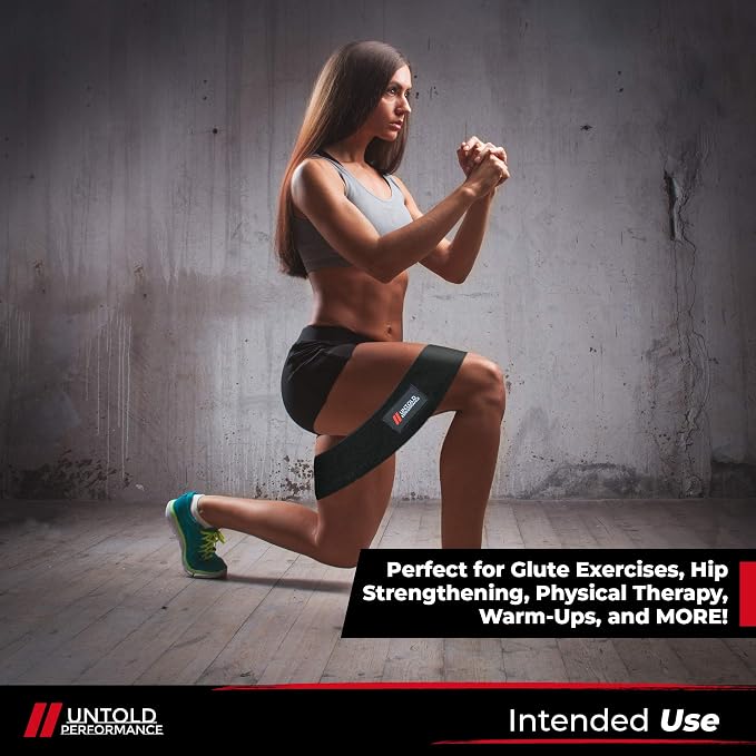 Heavy Resistance Bands - Hip Bands for Working Out, Premium Exercise Bands Resistance, Durable Resistance Bands for Strength, Flexibility & Glute Workouts