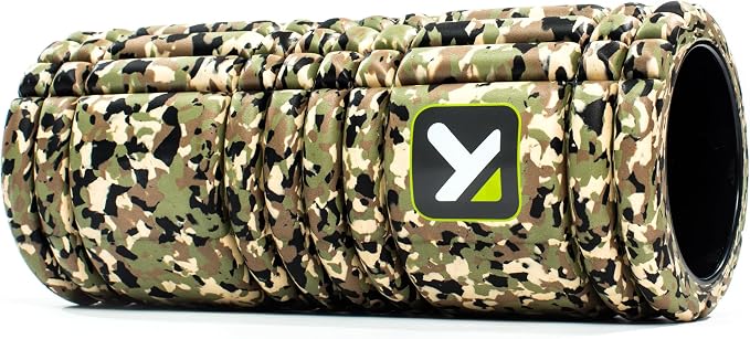 TRIGGERPOINT Performance Therapy Grid Foam Roller for Exercise, Deep Tissue Massage and Muscle Recovery, Original (13-Inch), Camo