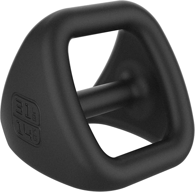 TRX YBell Pro Series 3-in-1 Dumbbell, Kettlebell and Push Up Stand Workout Equipment | Commercial Grade Powder Coated Surface | Perfect for Strength Training & Conditioning Workouts