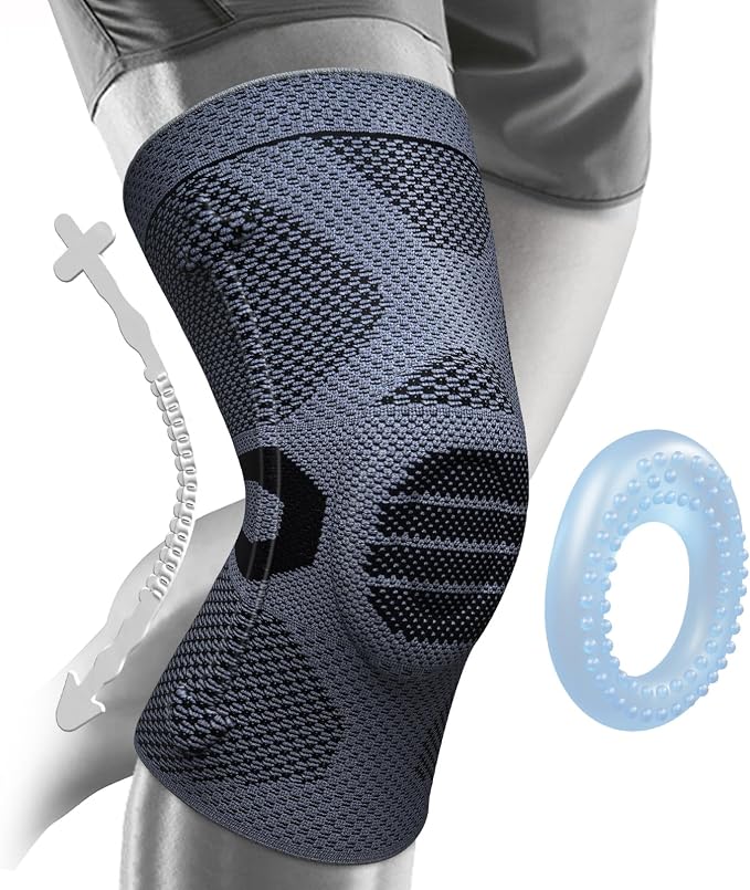 NEENCA Professional Knee Brace, Medical Knee Support for Women & Men Relief | Upgraded Version, Patented Patella Gel Pad & Side Stabilizers, For Knee Pain, Swelling, ACL,PCL, Circulation, Sports, Workout