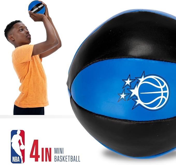 Franklin Sports NBA Toy Basketballs - 2 Pack of Kids Soft Mini Basketballs for Over The Door + Indoor Hoops - NBA Fan Shop