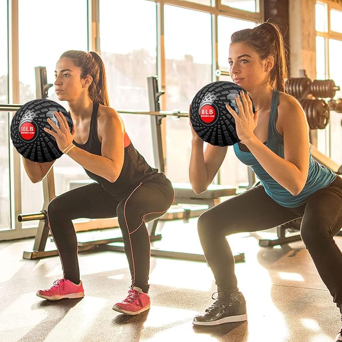 Medicine Ball 8, 10 lbs Slam Ball Weighted Balls for Exercise Strength and Crossfit Workout
