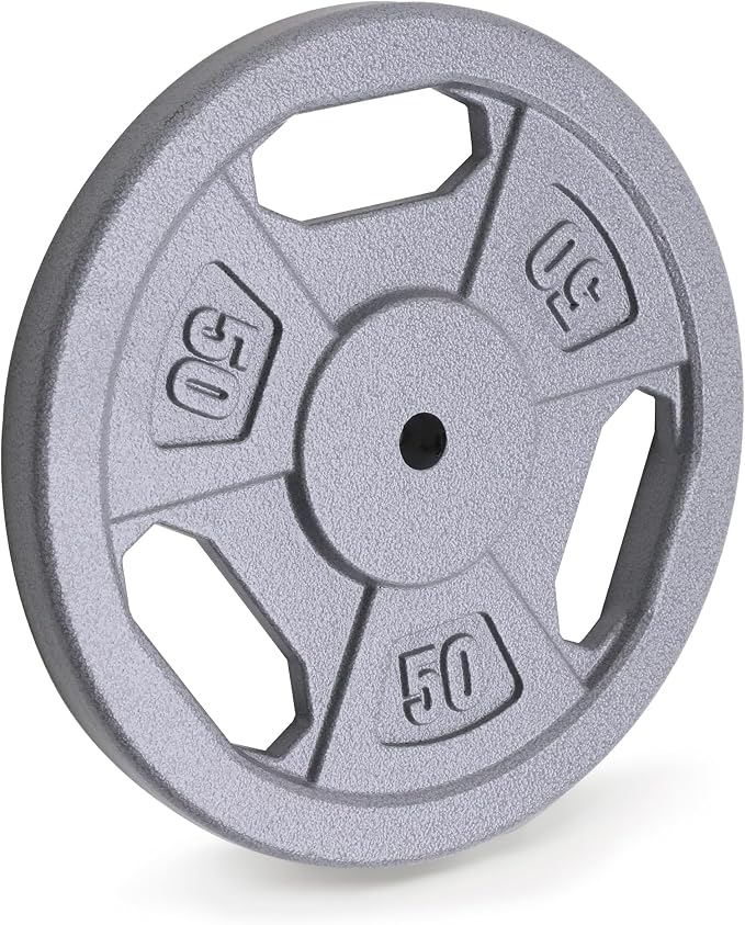 Marcy Cast Iron 50lb 1" Standard Grip Plate - B5G-5550