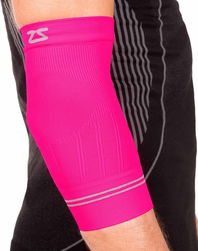 Zensah Compression Tennis Elbow Sleeve for Elbow Tendonitis, Tennis Elbow, Golfer's Elbow - Elbow Support, Elbow Brace