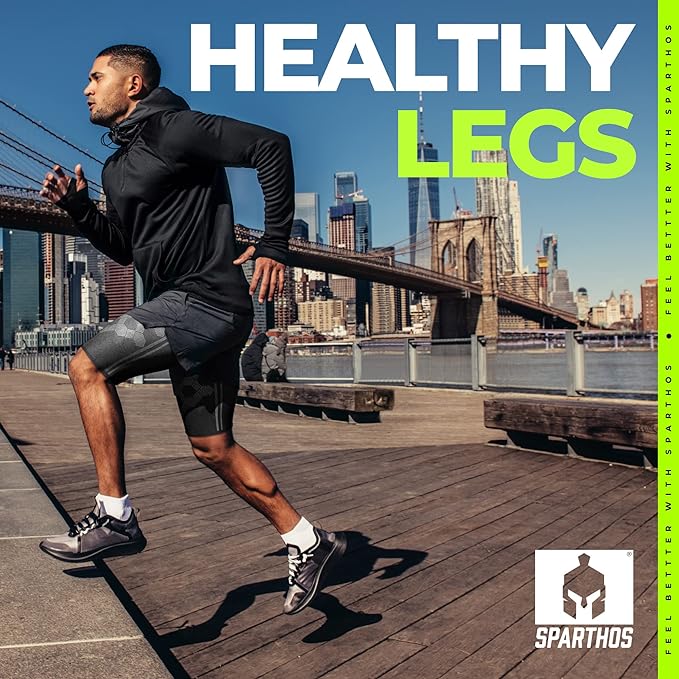 Sparthos Thigh Compression Sleeves, Quad Wrap, Hamstring Brace