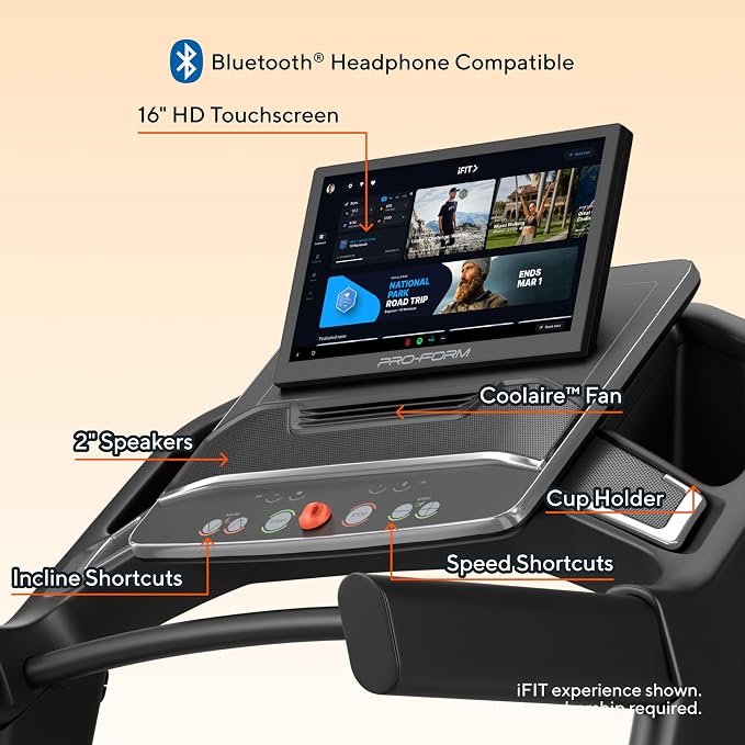 ProForm Pro Treadmills: Smart Treadmills for Walking and Running with SpaceSaver Design