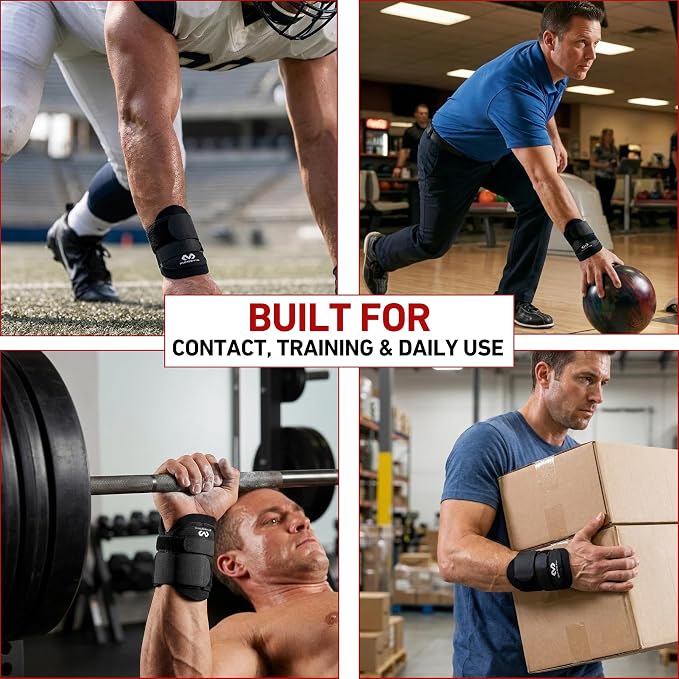 McDavid Wrist Brace, Adjustable Wrist Guard Support for Work to Help Prevent Wrist Injuries