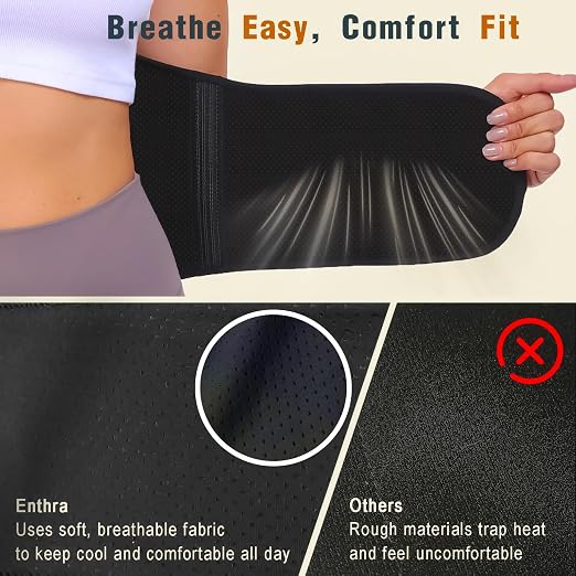 Copper Back Brace - Relief from Lower Back Pain, Unique SVA System for Proper Posture, Enhanced Ergonomic Pad with 10X Compression Support, Breathable and Comfortable Fit for Men and Women